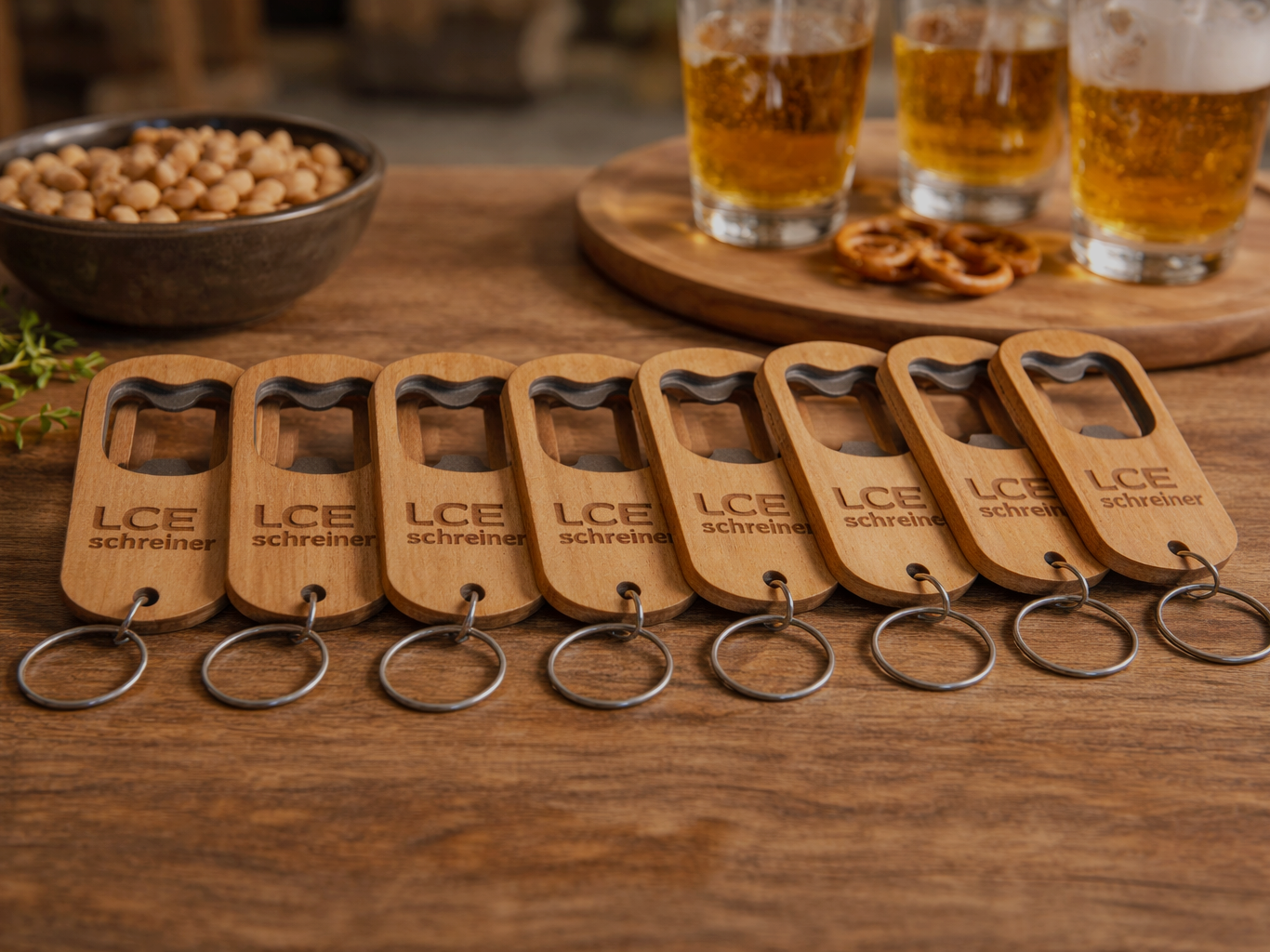 Holz Referenzen – Werbeartikel